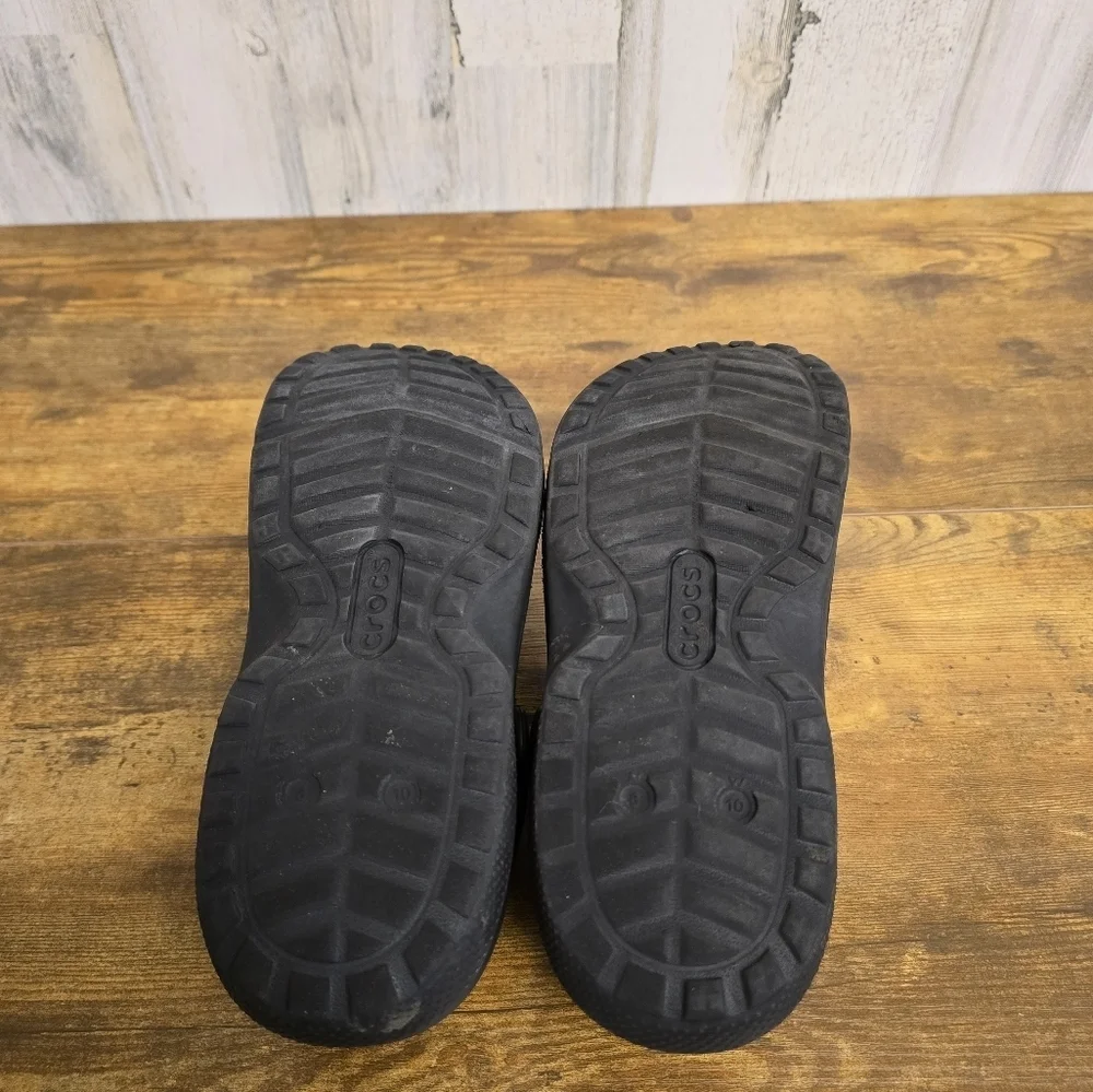 Crocs Classic Black shoes mens size 8 women's size 10